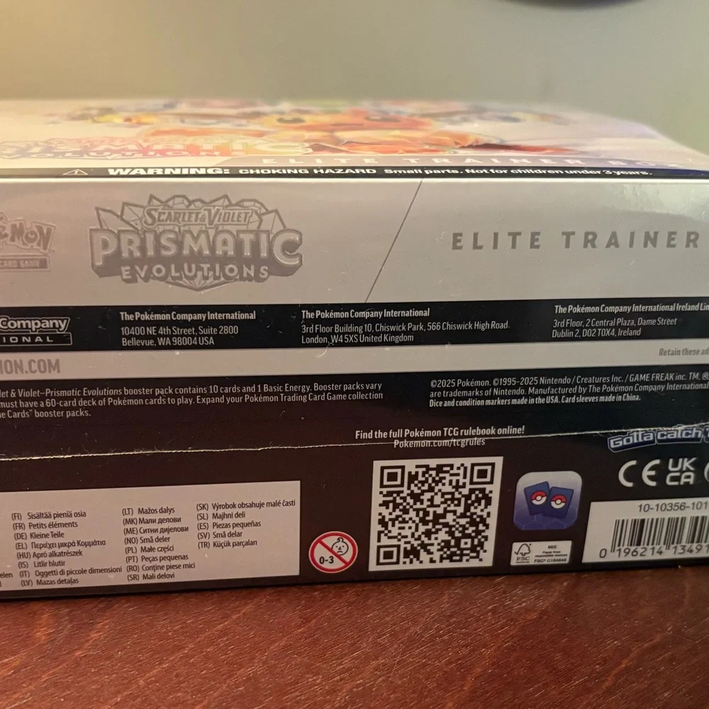 Pokemon Prismatic Evolution Elite Trainer Box - FACTORY SEALED - Picture 5 of 5